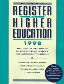 Register of Higher Education 1998 (11th ed)