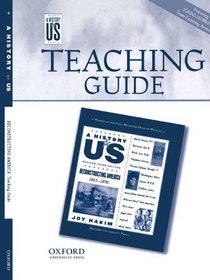 History of US Recontructing America Book 7 Teachers Guide Grade 8 (A History of Us)