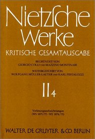 Nietzsche Werke: Kristische Gesamtaugabe