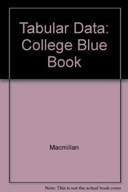 Tabular Data (College Blue Book)