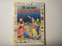 366 and More Things to Know