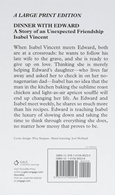 Dinner with Edward: A Story of an Unexpected Friendship (Thorndike Press Large Print Biographies & Memoirs Series)