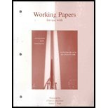 Working Papers to accompany Intermediate Accounting