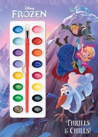 Thrills & Chills! (Disney Frozen) (Deluxe Paint Box Book)