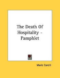 The Death Of Hospitality - Pamphlet