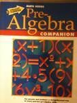 Pre-Algebra Companion (Straight Forward Math Series)