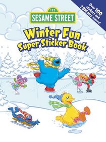 Sesame Street Winter Fun Super Sticker Book (English and English Edition)