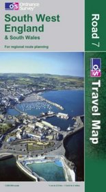 South West England and South Wales (OS Travel Map - Road Map)