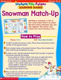 Snowman Match-Up (Instant File-Folder Games, Grades K-2)