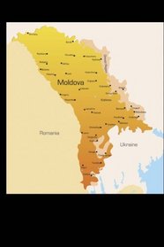 Map of Moldova Journal: 150 page lined notebook/diary