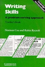 Writing Skills Teacher's book: A Problem-Solving Approach