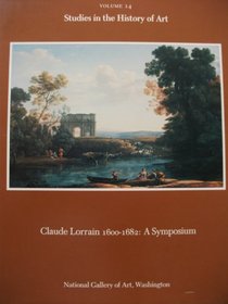 Claude Lorrain, 1600-1682: A Symposium (Studies in the History of Art)