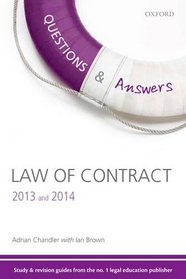 Q & a Revision Guide Law of Contract: 2013-2014 (Blackstones Law Questions and Answers)