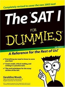 SAT I/ Reasoning For Dummies 2005