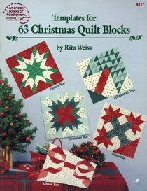 Templates for 63 Christmas quilt blocks