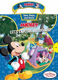 Disney Mickey Mouse: Let's Explore Outdoors (Carry Along Play Book)