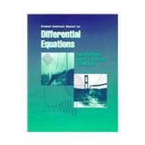 Student Solutions Manual for Differential Equations