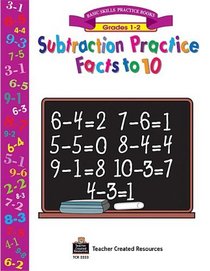 Subtraction Practice Facts to 10