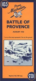 Michelin Battle of Provence Map No. 103