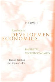 Readings in Development Economics, Vol. 2: Emprical Microeconomics