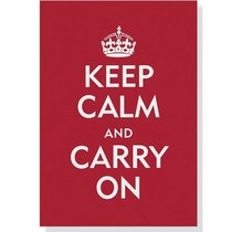 Keep Calm and Carry On Note Cards (Stationery)