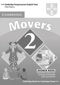 Cambridge Young Learners English Tests Movers 2 Answer Booklet: Examination Papers from the University of Cambridge ESOL Examinations
