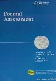 Elements of Literature - Formal Assessment
