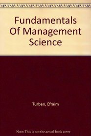 Fundamentals of Management Science