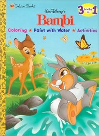 Walt Disney's Bambi: Coloring, Paint With Water, Activities (Bambi)