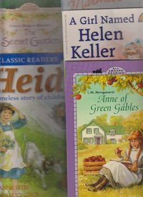 Step into Reading Level 3 (Grades 2 and 3) Classic Readers Box Set of 5 ; Heidi, Anne of Green Gables, The Secret Garden, Hellen Keller, Marmee's Surprise