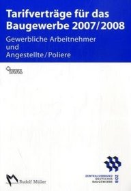 Tarifvertrge fr das Baugewerbe 2007/2008