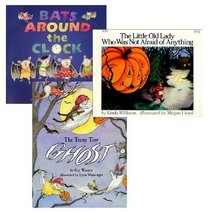 Spooky Halloween Pack (3 Books) (The Little Old Lady Who Was Not Afraid of Anything, Bats Around the Clock, The Teeny Tiny Ghost)