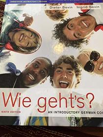 Wie Geht's an Introductory German Course (Instructor's Annotated Edition) 6th Ed. (6)
