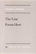 The Line Forms Here (Poets on Poetry)