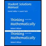 Instructor's Edition: Thinking Mathematically