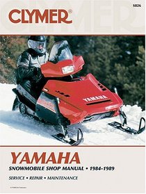 Yamaha Snowmobile Manual, 1984-1989 (Clymer Snowmobile Repair Series) (Clymer Snowmobile Repair Series)