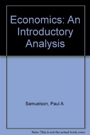 Economics: An Introductory Analysis