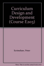 Curriculum Design and Development (Course E203)
