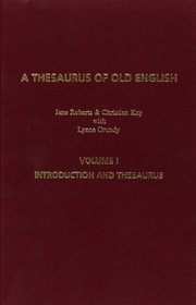 A Thesaurus Of Old English. Second Revised Edition - in two volumes. Volume 1 and 2. (Costerus NS 131-132)