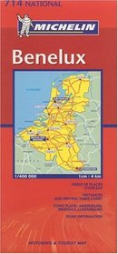 Michelin Benelux Folded Map: Motorist  Tourist Map: Town Plans: Amsterdam, Brussels, Luxembourg (Michelin Maps)