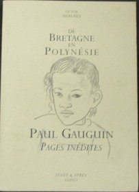 Paul Gauguin: Pages inedites (French Edition)
