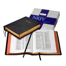 NKJV Wide Margin Reference Black Goatskin NK746XRM