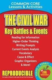 The Civil War: Key Battles and Events: Common Core Lessons & Activities