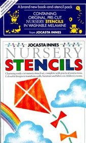 The Painted Nursery Stencils Collection: Kites and Clouds (Jocasta Innes Painted Stencils)