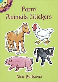 Farm Animals Stickers (Dover Little Activity Books)