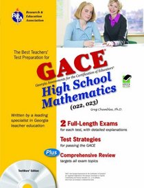 Georgia GACE Math Assessment (022, 023) w/TestWare (REA)