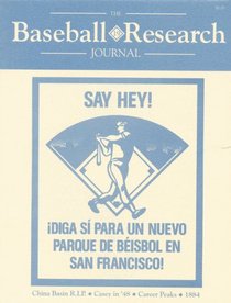 The Baseball Research Journal (BRJ), Volume 19