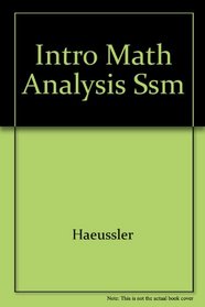 Student Solutions Manual for the Eighth Edition ofIntroductory Mathematical Analysis for Business, Economics, and the Life and Social Sciences