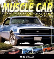 Muscle Car Icons: Ford, Chevy  Chrysler