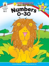 Numbers 0-30 (Home Workbooks: Gold Star Edition)